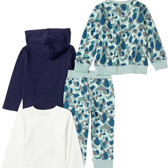 Amazon Essentials Pack of 4 Boys👦🏻Long-Sleeve Outfit Set Sz 2T - Picture 7 of 7